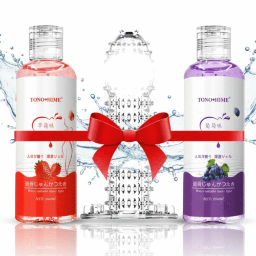 TONO HIME Strawberry, Grape + Magic Con*dom Combo